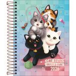 agenda 2026 diária purrfect cats diversos modelos