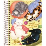 agenda 2026 diária purrfect cats diversos modelos