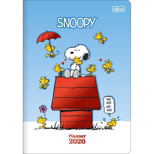 planner 2026 snoopy diversos modelos