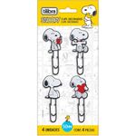 clips decorados snoopy 50mm 4 unidades