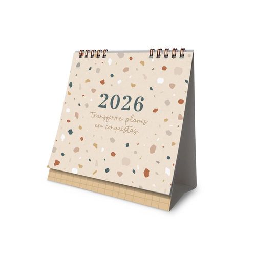 calendário 2026 mesa terrazzo