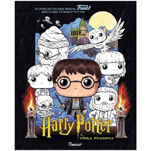 livro de colorir oficial funko pop - harry potter e a pedra filosofal livro de colorir oficial funko pop - harry potter e a pedra filosofal