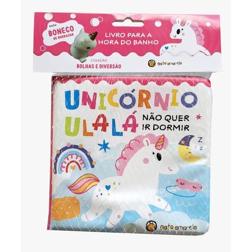livro para hora do banho - unicórnio ulalá