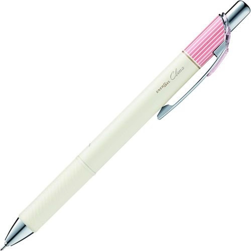 caneta gel 0.5mm energel clena rosa