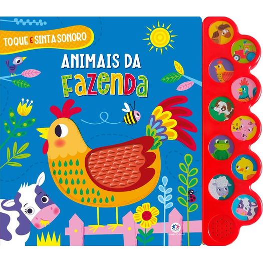 animais da fazenda - toque e sinta sonoro animais da fazenda - toque e sinta sonoro