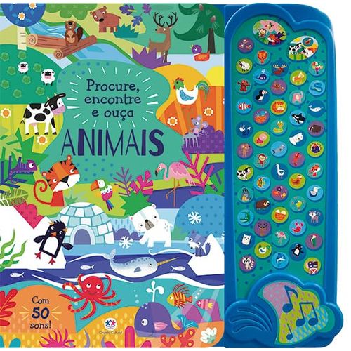 procure, encontre e ouça os animais