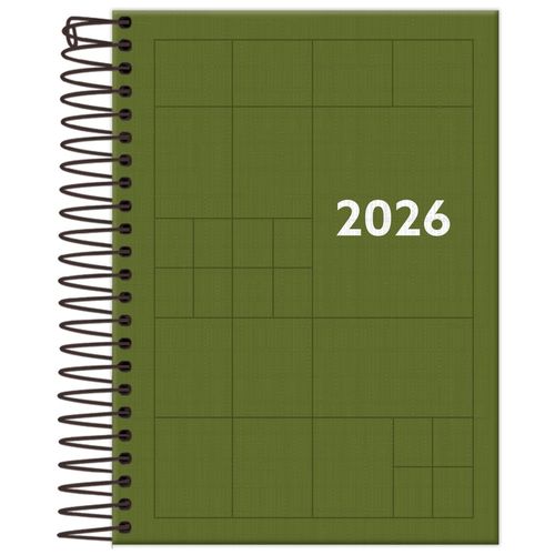 agenda 2026 diária executiva compacta color diversos modelos