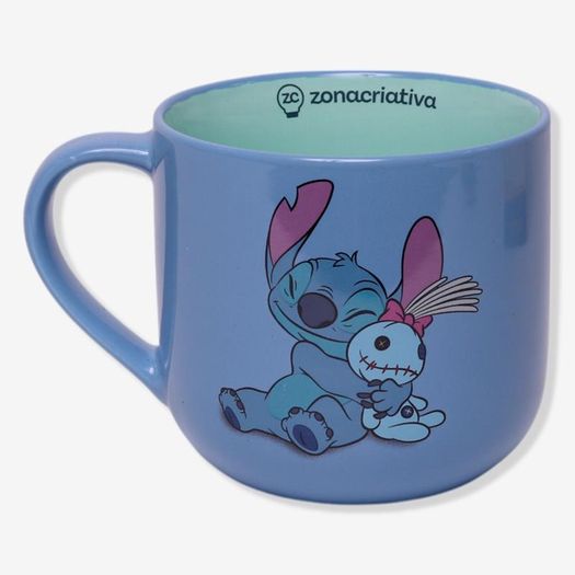 caneca 350ml com infusor de chá stitch caneca 350ml com infusor de chá stitch