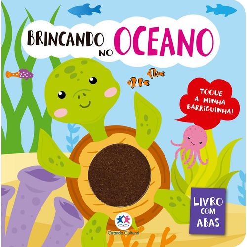 brincando no oceano