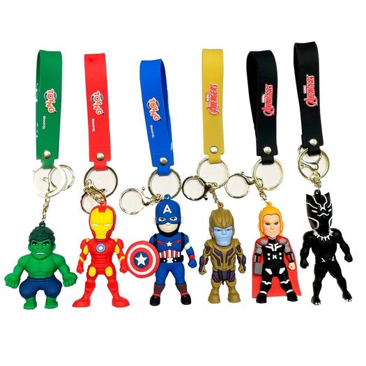 chaveiro marvel 3d sortidos