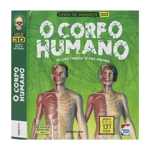 livro de maquete 3d: corpo humano livro de maquete 3d: corpo humano