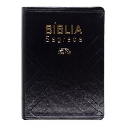 bíblia sagrada letra grande - capa preta bíblia sagrada letra grande - capa preta