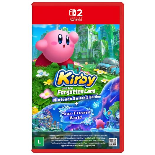 kirby and the forgotten land + star-crossed world - nintendo switch 2
