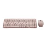 kit teclado + mouse mk250 bluetooth rosa - logitech