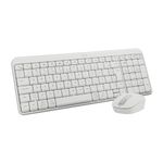 kit teclado + mouse mk250 bluetooth branco - logitech