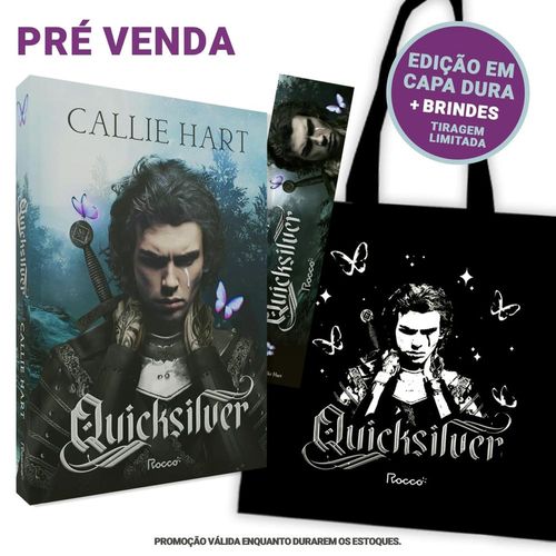 quicksilver: capa dura - acompanha bolsa e marcador exclusivos (edição limitada): 1