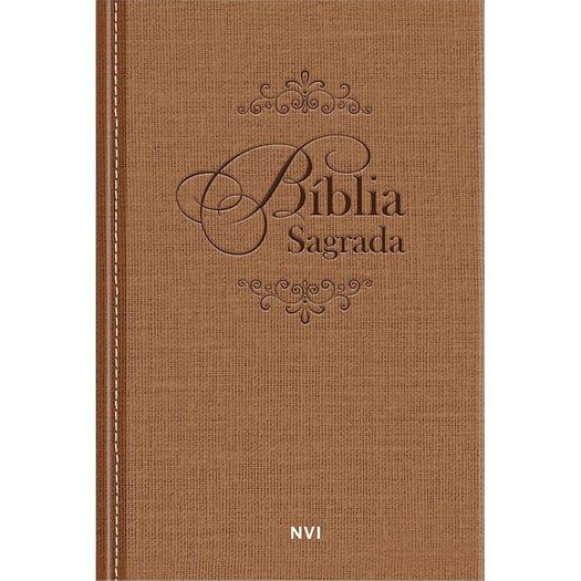 bíblia sagrada nvi - marrom bíblia sagrada nvi - marrom