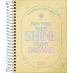 agenda 2026 diária shine diversos modelos espiral tilibra