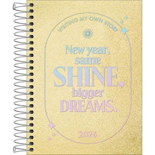 agenda 2026 diária shine diversos modelos espiral agenda 2026 diária shine diversos modelos espiral