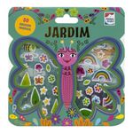 livro com adesivos fofinhos: jardim