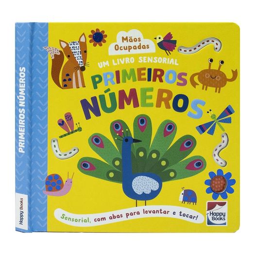 mãos ocupadas - um livro sensorial: primeiros números