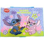 maleta de pintura stitch 72 itens maleta de pintura stitch 72 itens