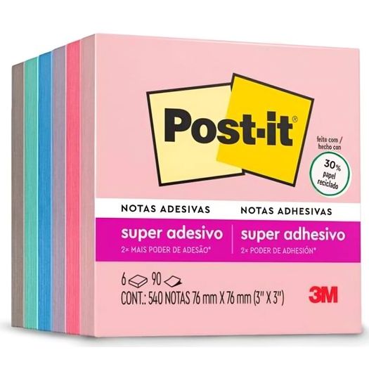 bloco post it 90 folhas 6 blocos bloco post it 90 folhas 6 blocos
