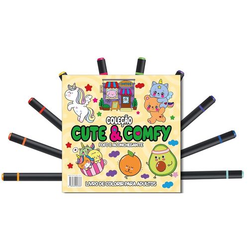cute & comfy coloring book for adults - fofo e aconchegante - 16