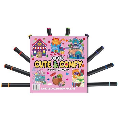 cute & comfy coloring book for adults - fofo e aconchegante - 15