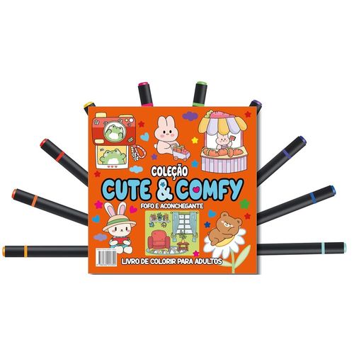 cute & comfy coloring book for adults - fofo e aconchegante - 12