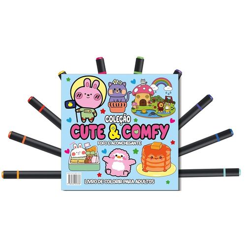 cute & comfy coloring book for adults - fofo e aconchegante - 13