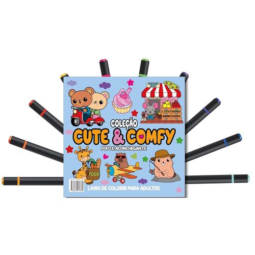 cute & comfy coloring book for adults - fofo e aconchegante - 09