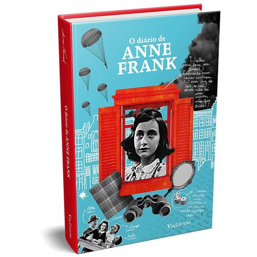 o diário de anne frank: edição especial com fotografias - capa dura