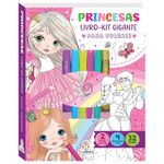 livro - kit gigante para colorir: princesas livro - kit gigante para colorir: princesas