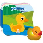 conhecendo os animais - livro de banho + patinho de banho luminoso
