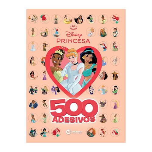 500 adesivos disney princesas