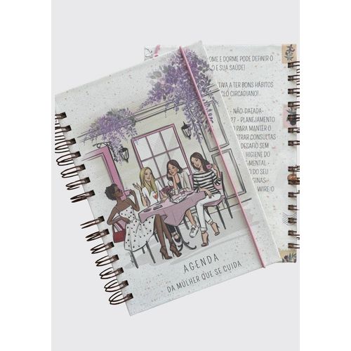 agenda permanente feminina espiral