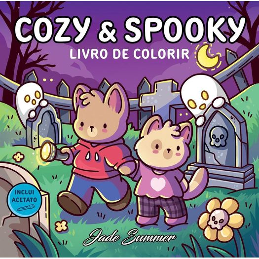 cozy e spooky - livro de colorir cozy e spooky - livro de colorir