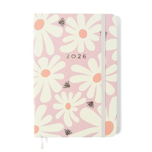 agenda 2026 semanal melissa 14x21 pink bloomy