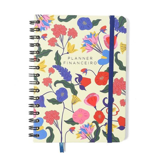 planner permanente financeiro doce florada a5 off white planner permanente financeiro doce florada a5 off white