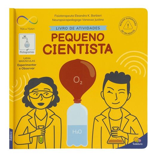 neurodiversidade livro de atividades: pequeno cientista
