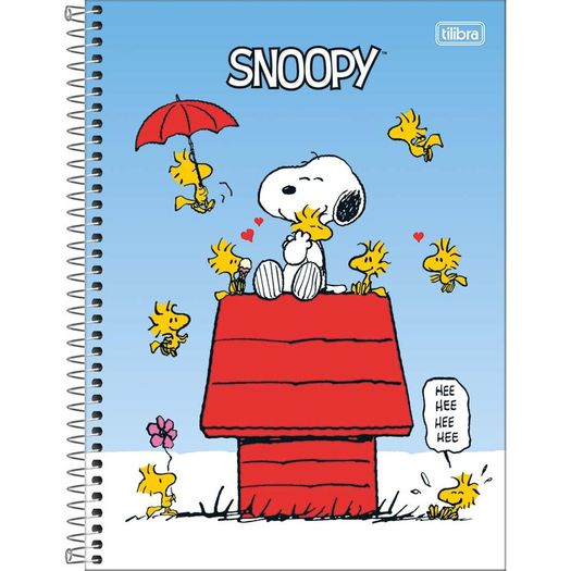 caderno universitário 1x1 80 folhas capa dura snoopy caderno universitário 1x1 80 folhas capa dura snoopy