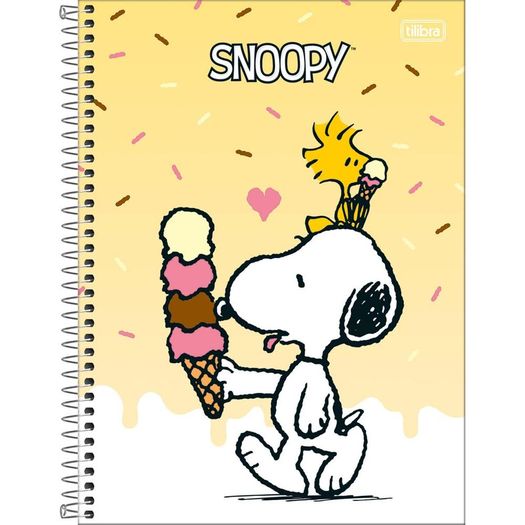 caderno universitário 10x1 snoopy caderno universitário 10x1 snoopy