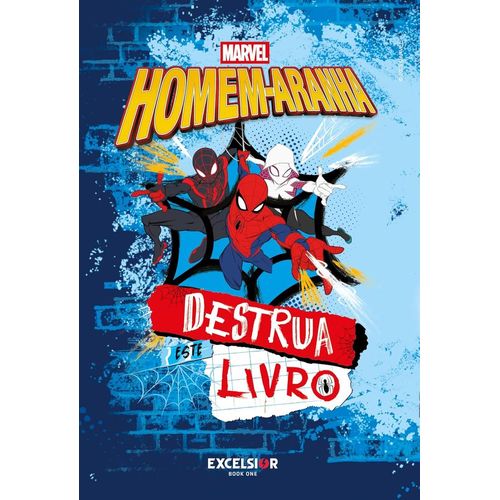 destrua este livro - homem-aranha