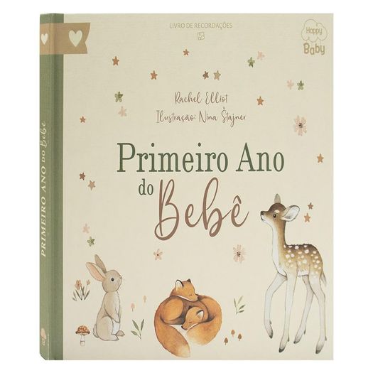 happy baby primeiro ano do bebê - um livro de recordações happy baby primeiro ano do bebê - um livro de recordações