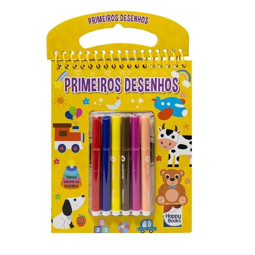 colorindo por números: primeiros desenhos
