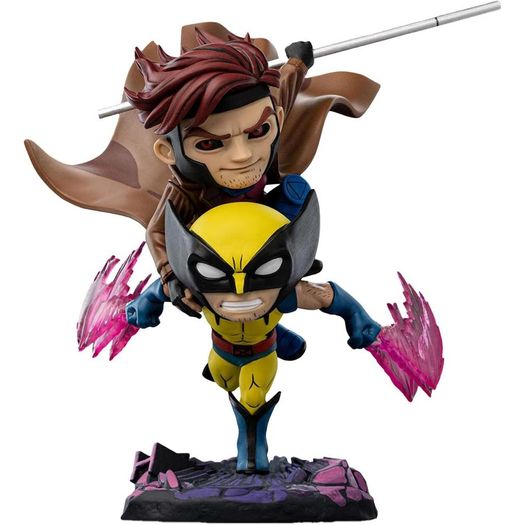 gambit and wolverine - x-men 97 - special size minico - iron studios gambit and wolverine - x-men 97 - special size minico - iron studios