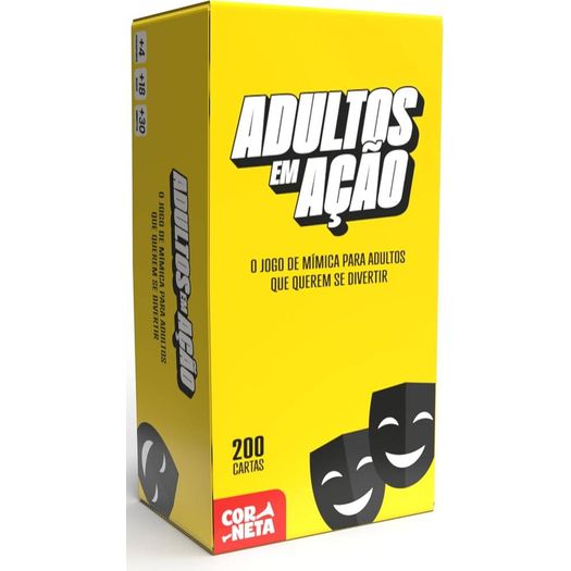 adultos em ação - corneta