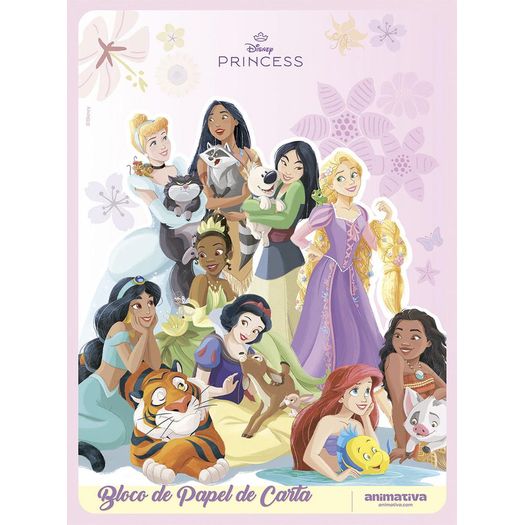 bloco papel de carta princesas disney bloco papel de carta princesas disney