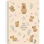 caderno universitário 10x1 capycuties